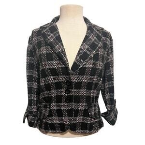 No Boundaries Tweed Blazer Size Large